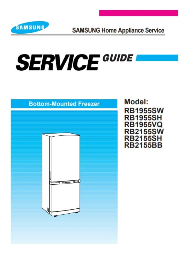 RB1955SW, RB1955SH, RB1955VQ, RB2155SW